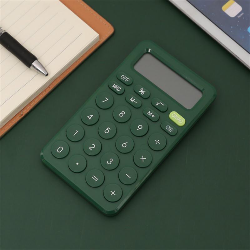 Calculator Learning Office Calculator Accounting Mini Portable 8 Display Large-screen Calculator Fashion Candy Color