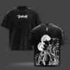 Klasyczny Mroczny Anime Berserk Guts Nadruk Graficzny Koszulka Męska Damska Dekolt Okrągły Bawełna Krótki Rękaw Oversize Top Retro Spierany Moda Harajuku Letnia Nowa Koszulka