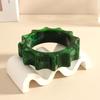 Square Chunky Bracelets Geometric Retro Hand Ring Wide Resin Bracelet Bangles  Jewelry Accessories