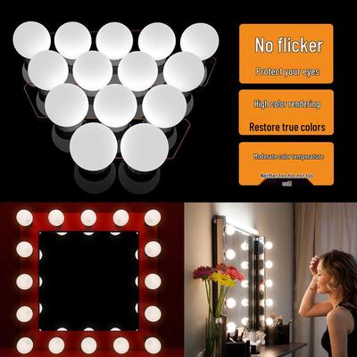 Lumières LED Dimmables pour Miroir de Coiffure Hollywood pour Salle de Bain