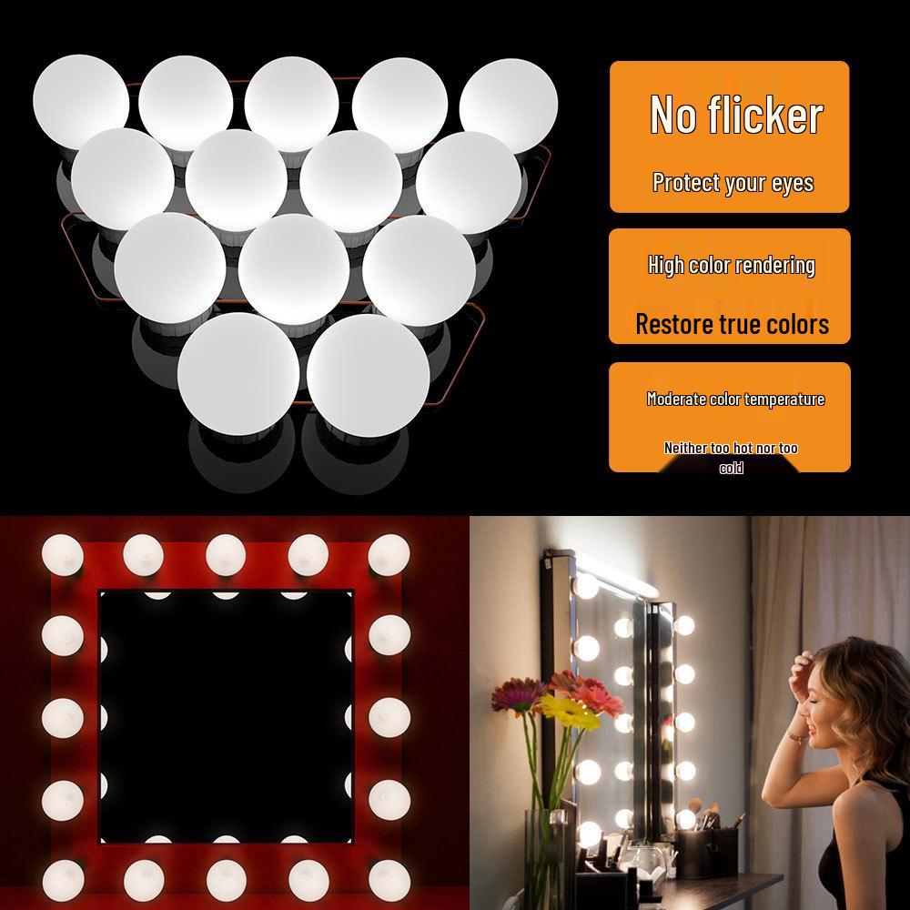 LED Dimmable Hollywood Vanity Mirror Lights for Bathroom