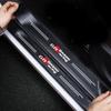 Car Door Sill Carbon Fibre Trunk Anti-scratch Sticker for Toyota GR Gazoo Sport Corolla Camry RAV4 Aqua Avensis Yaris CHR Prius