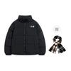 Li Ning Sports Life Collection FW22 Down Jacket Winter Unisex Black AYMS307-4