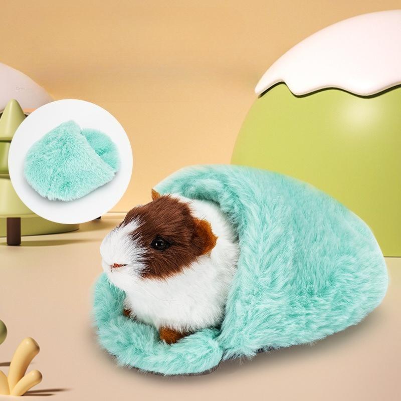 Hamster Nest Pad, Small Pet Guinea Pig, Chinchillas, Cotton Pad, Rabbit for Winter Warmth, Round Pad Thickened for Warmth