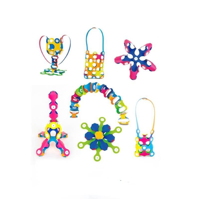 Rainbow Magnetic 3d Building Blocks Set For Kids Educational Toy Girls Boys