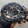 Salvatore Marra Stainless Navy Pink Gold Analog Quartz PGBL Men's Watch, Steel, Blue, Case, Waterproof, Movement, Chronograph, Business, Casual, Gift,