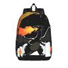 Fashion Pokemon Backpack Charizard Mochilas Classic Camping Retro Washable Rucksack