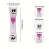 Clessidra Timer da 2 Minuti Disegnata in Blu E Rosa Decorazione per la Casa