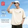 MINISO Men's Cool-touch Ice Silk Loose Fit Short Sleeve T-Shirt