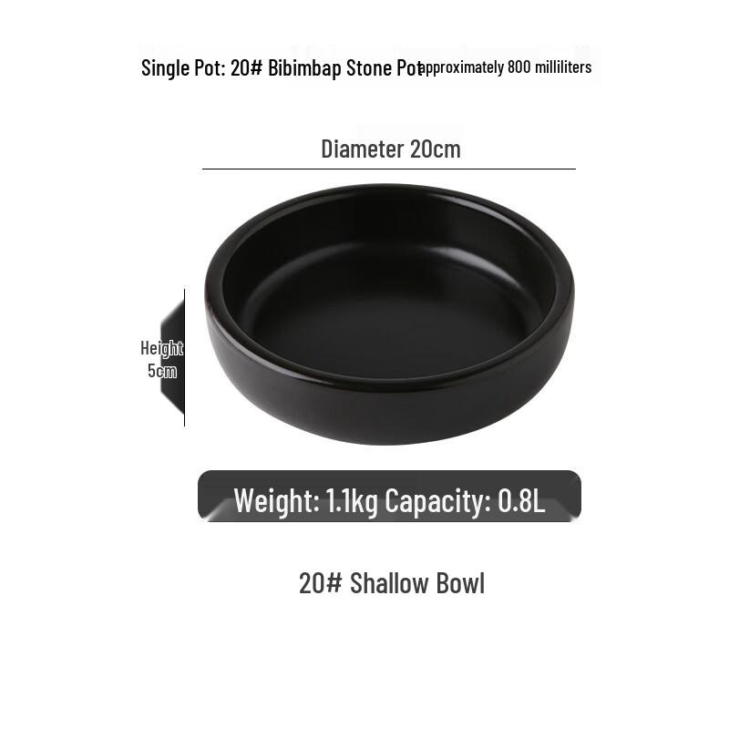 Ceramic Korean Bibimbap Stone Pot