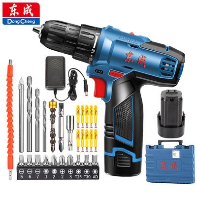Dongcheng Hand Drill DCJZ1601E Electric Screwdriver Tool Small Flashlight Rotary Drill Household 220V Pistol Drill