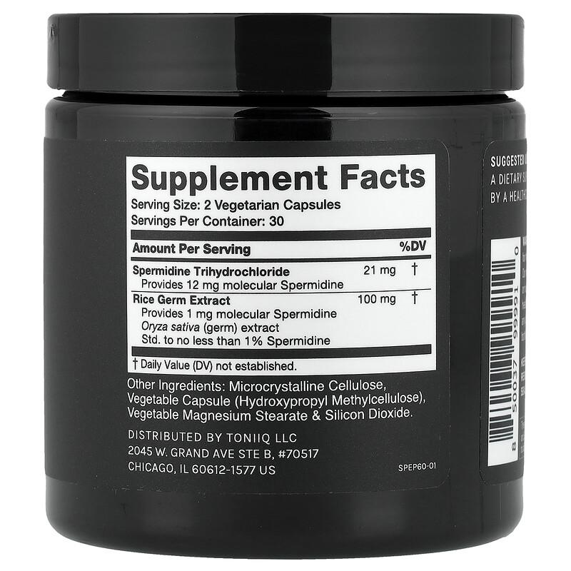 Spermidine+, 60 Capsules
