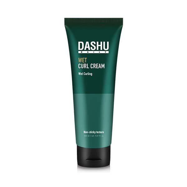 Dashu Daily Haarcreme 150ml, Volumenaufbauende Lockencreme/ Wet-Look Lockencreme/ Natürliche Haarcreme/ Super Feste Lockencreme, Kbeauty