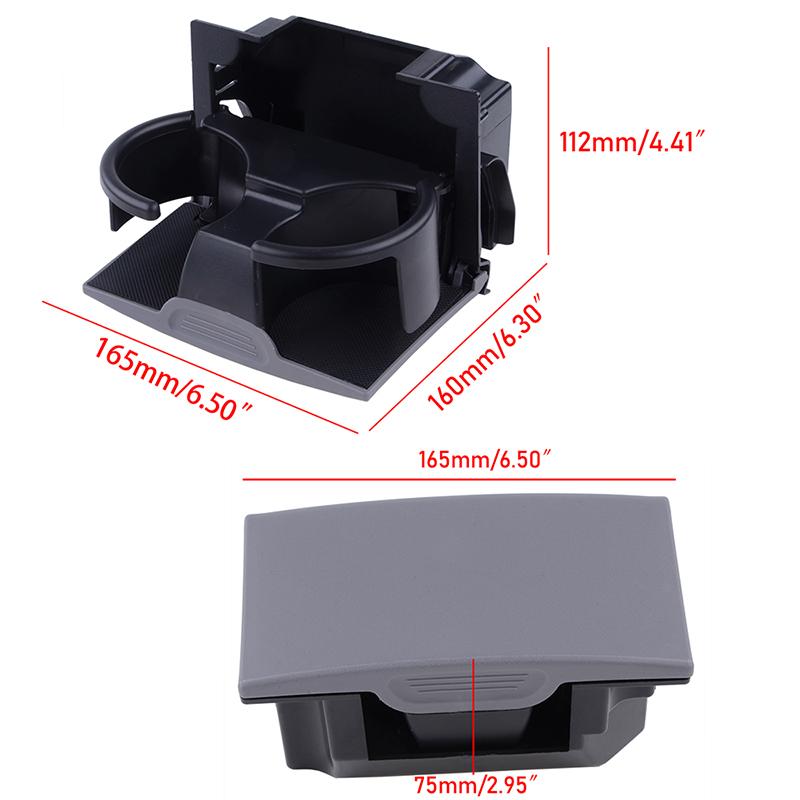 Fit For Nissan Frontier Pathfinder Xterra 2005-2012 Rear Center Console Drink Cup Bottle Holder Insret Car Interior