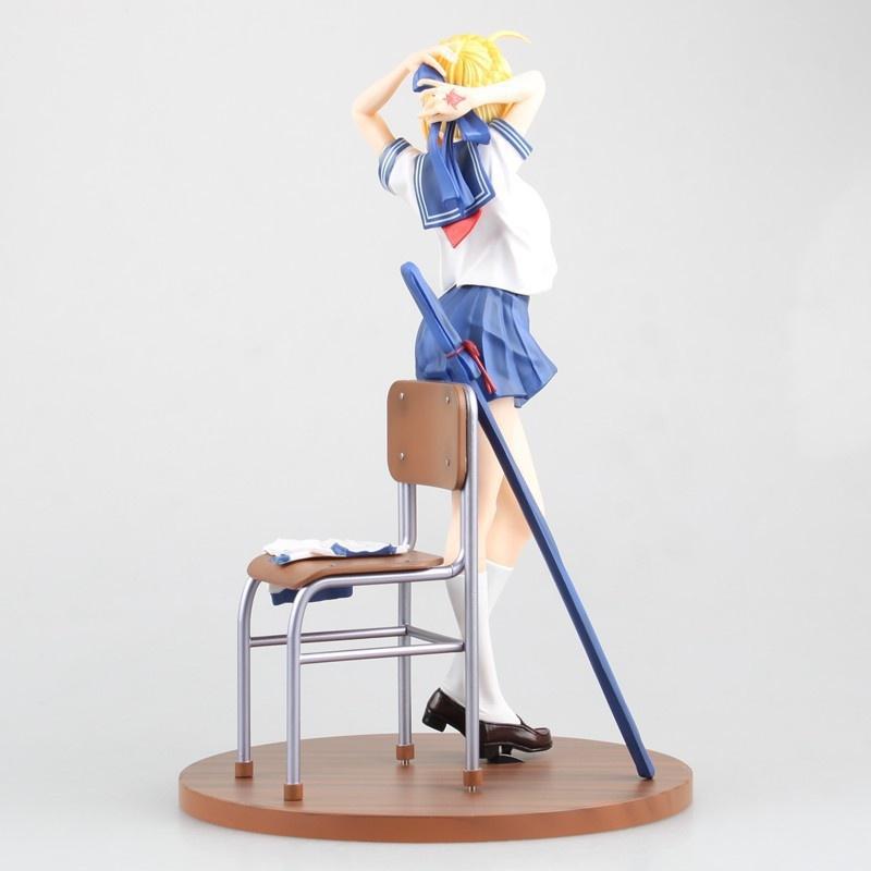 Anime Fate/Stay Night Saber Arutoria Pendoragon Sailor Suit Sexy Figure PVC Action Decoration Toy