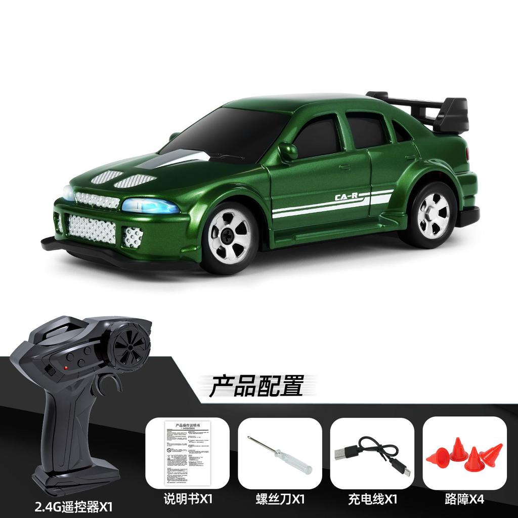 1/64 4wd Rc Drift Car Infinitely Variable Adjustable Speed Mini Pocket Desktop Racing Toy Car For Children Hobbyists