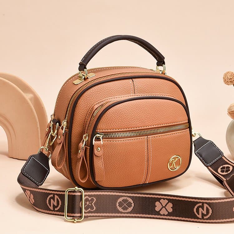Women's fashion hand-to-hand round bag one-shoulder crossbody bag