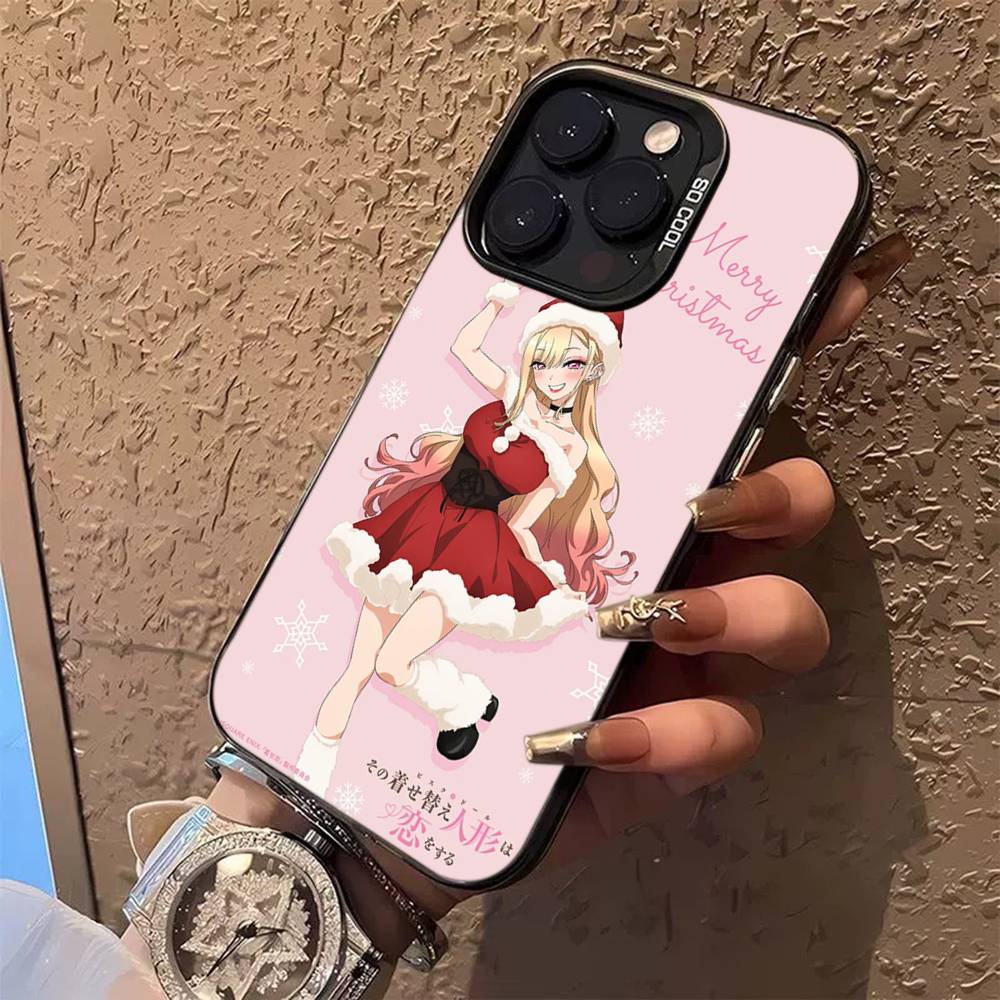 Anime My Dress Up Darling Phone Case For iPhone 16 15 14 13 12 11 Pro Max 17 Plus Colorful Cover