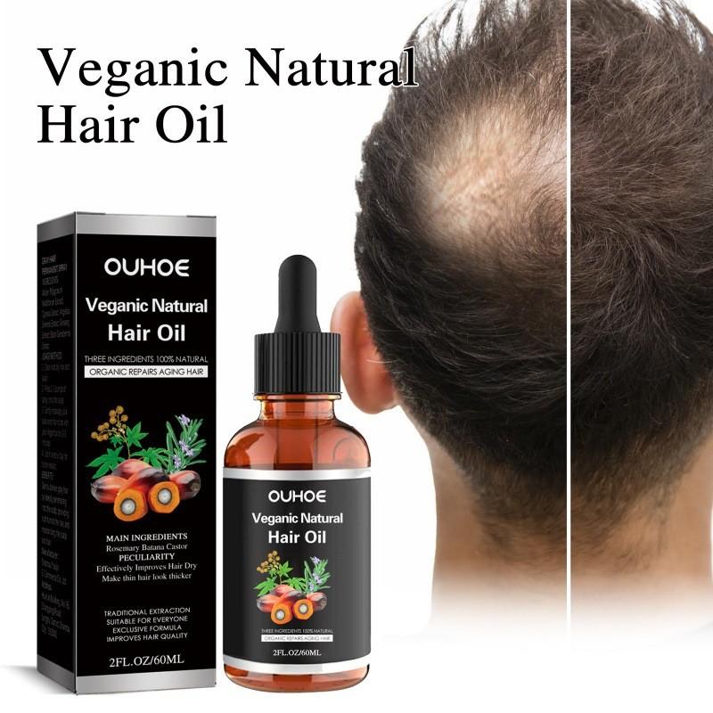 Ouhoe Nourishing Hair Oil For Strong And Resilient Hair With Thickening Essence 60ml