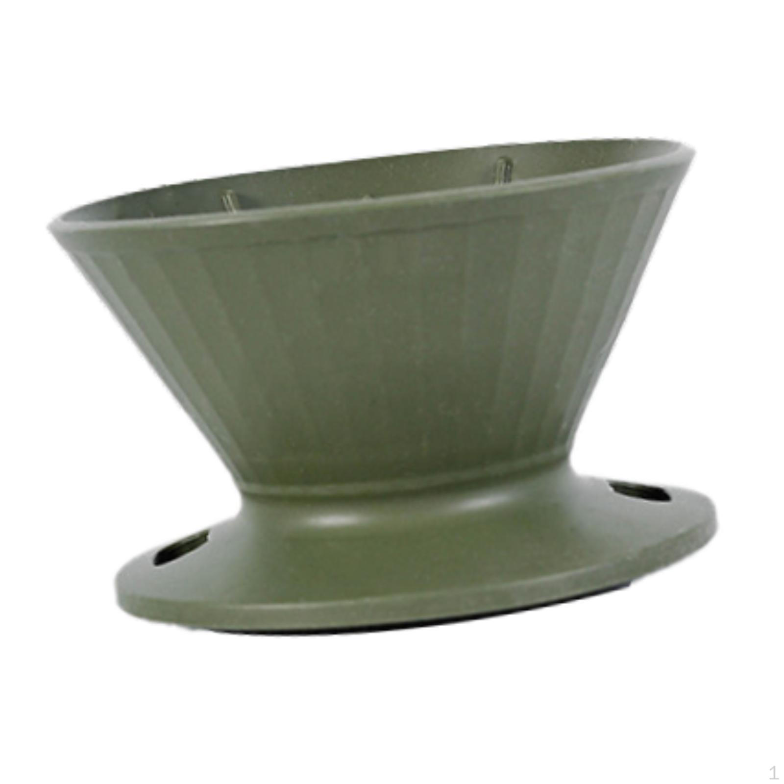 

Воронка для крапельної чашки з фільтром для кави Компактна водонепроникна пилонепроникна крапельниця зелений