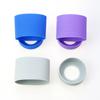 Silicone World 2pcs/set 8.5CM Silicone Cup Bottom Protective Cover Cup Holder 85MM Silicone Cup Cover Glass Cup Sleeve Non-slip