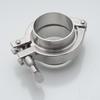 304 Stainless Steel Quick-Connect Sanitary Fitting Set / Precision Cast Clamp for Pipe Fitting 32 45