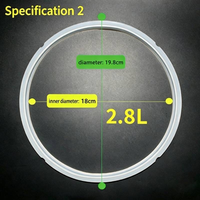 Electric Pressure Cooker Sealing Ring With High Temperature Silicone For 2l To 8l Models