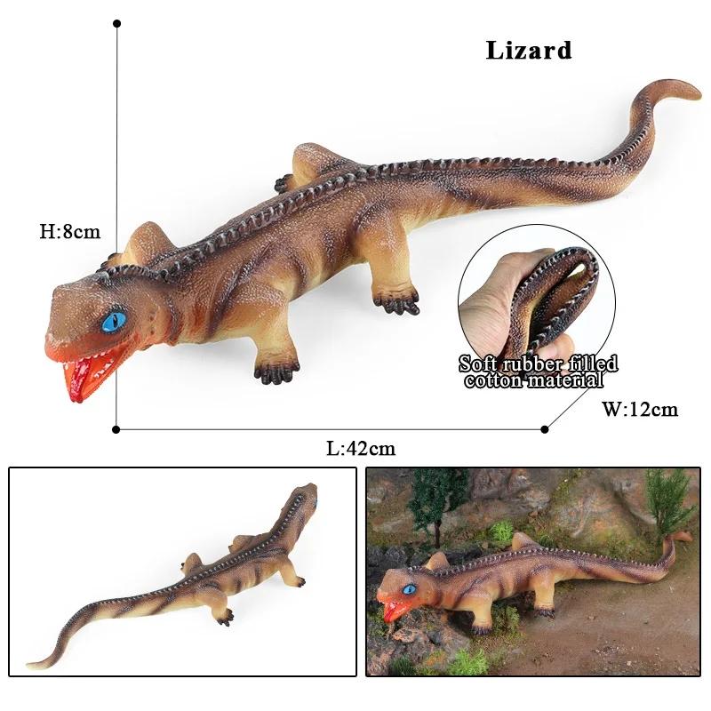 Oenux Soft Cotton Farm Animals Cow Horse Pig Hen Cat Dog Model Action Figures Wild Lizard Donkey Koala Educational Kids Toy Gift