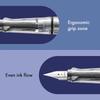 LAMY (Lamy) Safari Vista (Vista) Fountain Pen - Ergonomic Grip and Polished Steel Tip Size M - Pe...