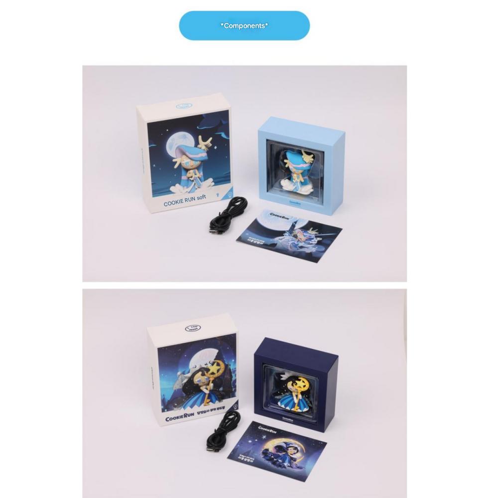 Cookie Run Mood Light Aurora Sleep Light Nursing Light Bedtime Light Rechargeable Children's Room Interior Housewarming Gift, Sea Fairy