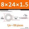 Extra Thick Galvanized Iron Flat Washer, Round, M3-M62