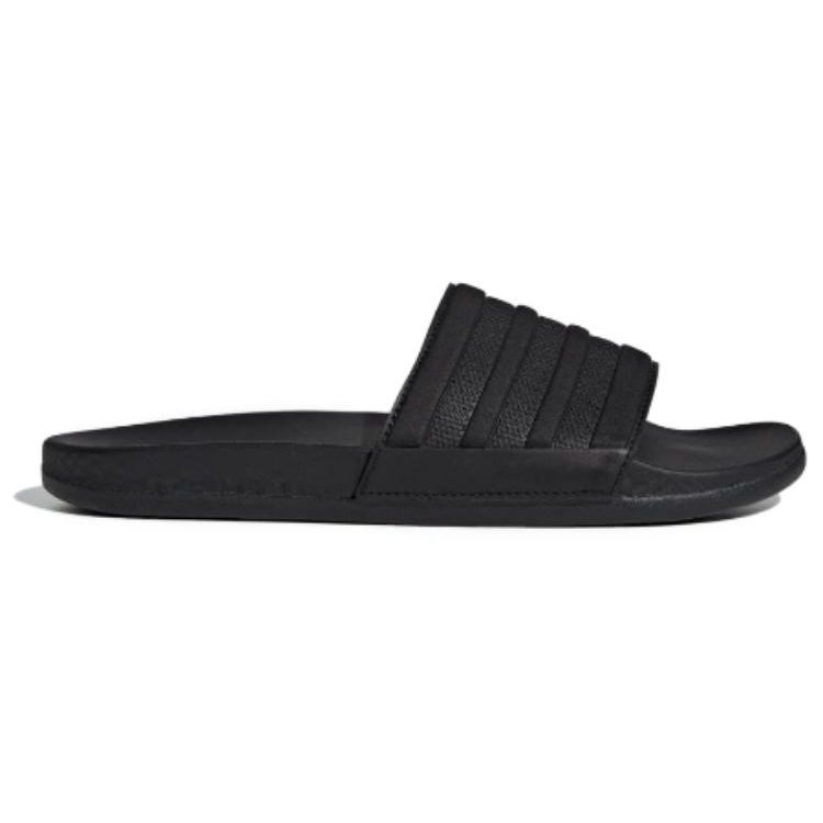 adidas Adilette Comfort Slides 'Triple Black' Unisex Comfort Slides ID3406