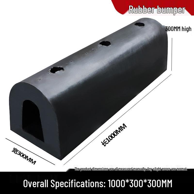 Thickened Rubber Anti-collision Strip: Corner Wall Edge Padding for Docks and Trucks