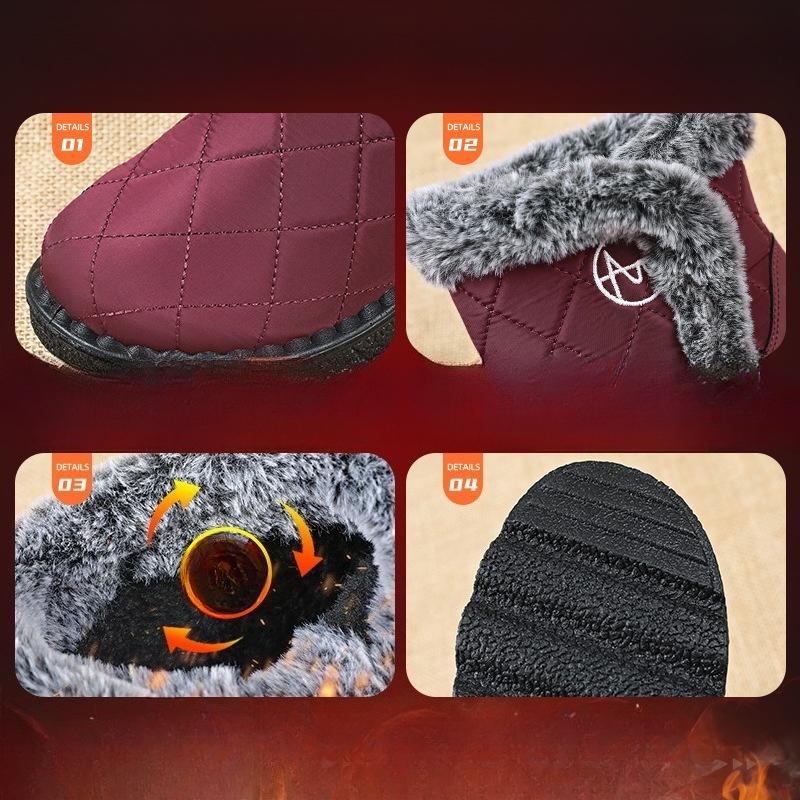 Snow Boots, Cotton Shoes, Fleece and Thickened Women's Boots, Cold-proof and Warm Cotton Boots, High-top Long Boots