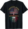 Distressed Tree USA Flag American Grown Mexican Roots T-Shirt Unisex T-Shirt
