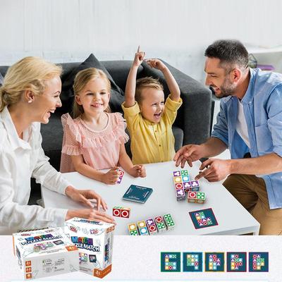 Montessori Kids Space Logical Thinking Board Game Matching Puzzle Family Tables Games Children Interactive Educational Toys