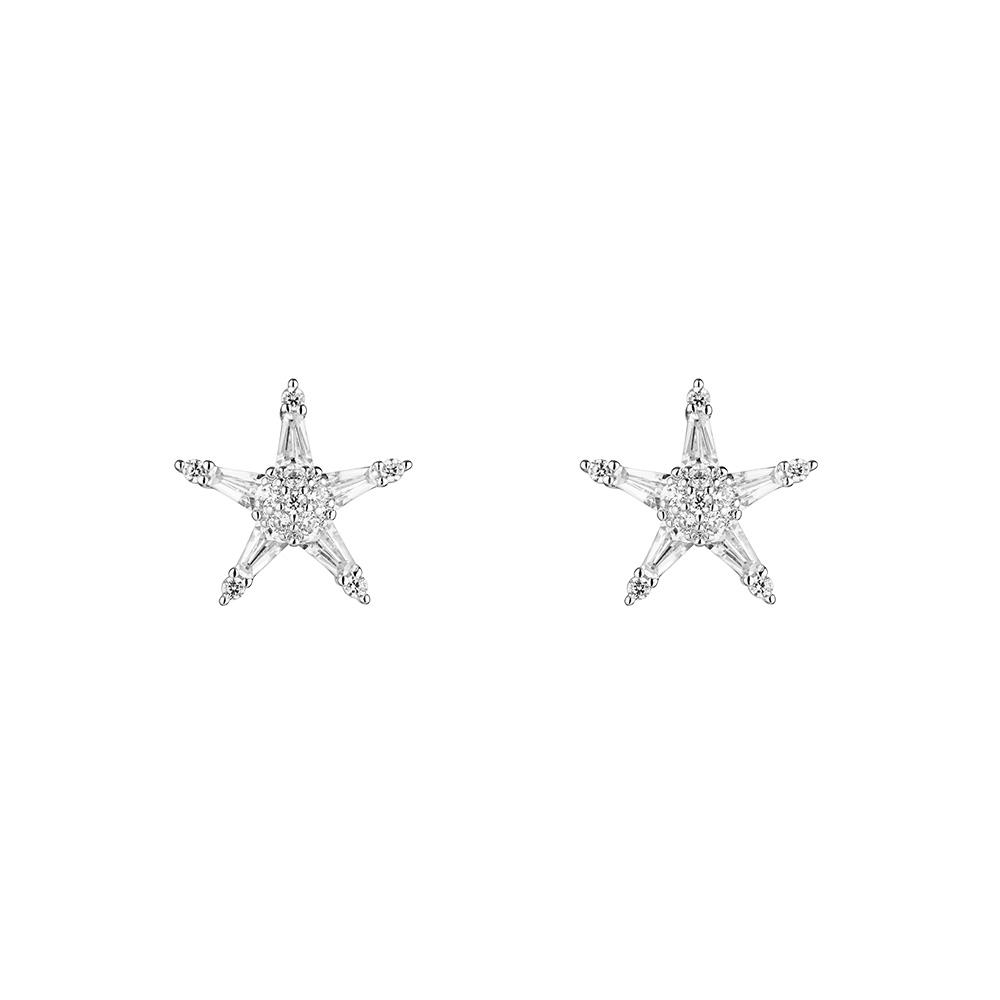 Jyddm Pentagon Star Earrings