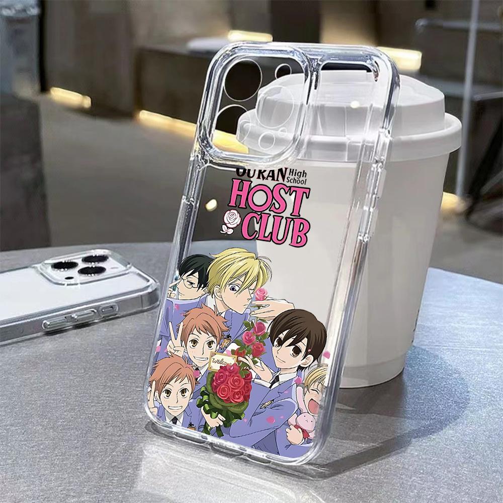 Phone Case For iPhone 17 16 16e 15 14 13 12 11 Mini Pro Max X XR XSMax 7 8 Air Plus Back Cover HOT Ouran High School Host Club