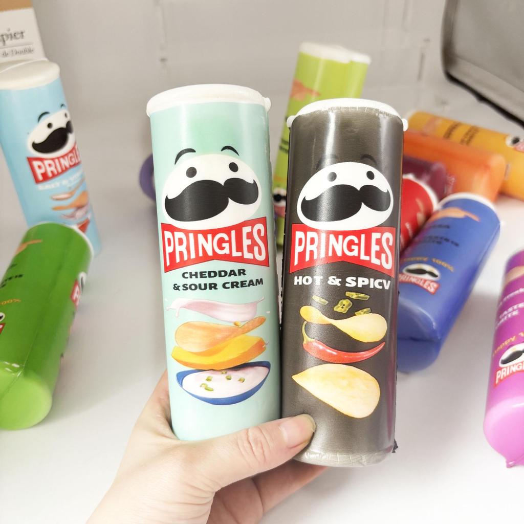 Viral Potato Chip Bucket Squishy Toy - Slow Rebound Stress Reliever