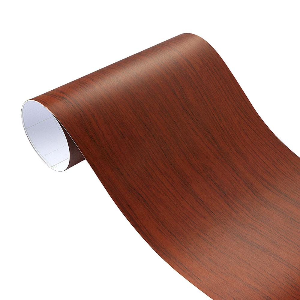 30/10*100cm PVC Self-adhesive Wood Grain Textured Car Vinyl Wrap Film Car Internal Stickers DIY Wallpaper Furniture Accessorries