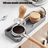 Suporte para Pó de Prensa de Café Almofada de Tampar Café Tapete de Silicone de Grau Alimentício Superfície Lisa Não Porosa Fácil de Limpar Ferramenta de Barista
