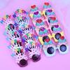 Sunflower Birthday Cake Decoration - Funny Party Sunglasses Props