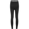 Calvin Klein Color Block Letter Jacquard Yoga Fitness Running Slim Sports Pants Women bottoms Space-Black 4WF3L621-001