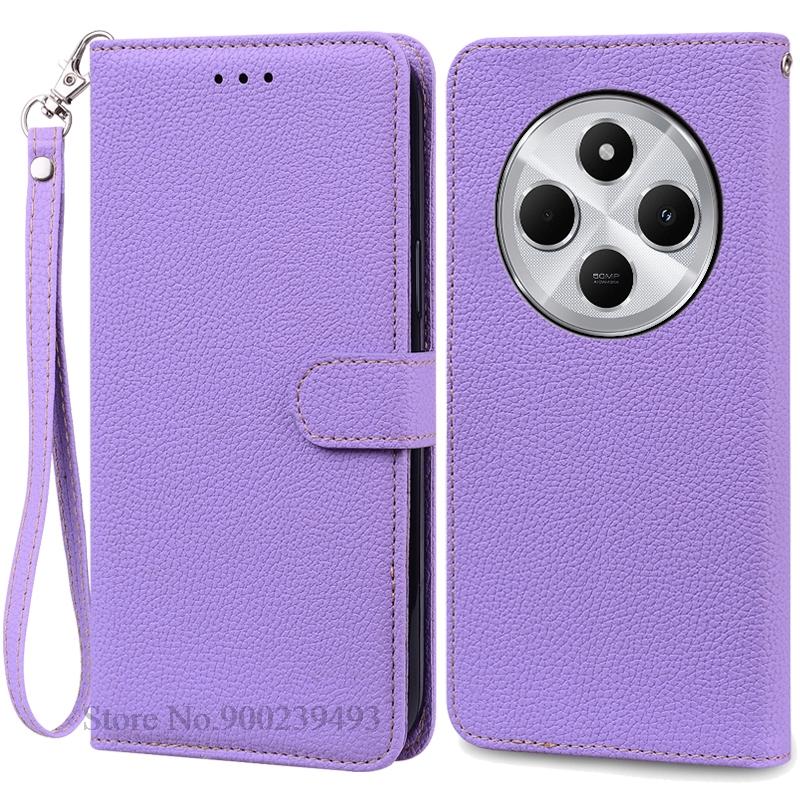 For Poco C75 Case Luxury Leather Flip Wallet Case For Poco C75 Case Xiaomi Poco C75 C 75 Case Silicone Book Cover Coque Fundas