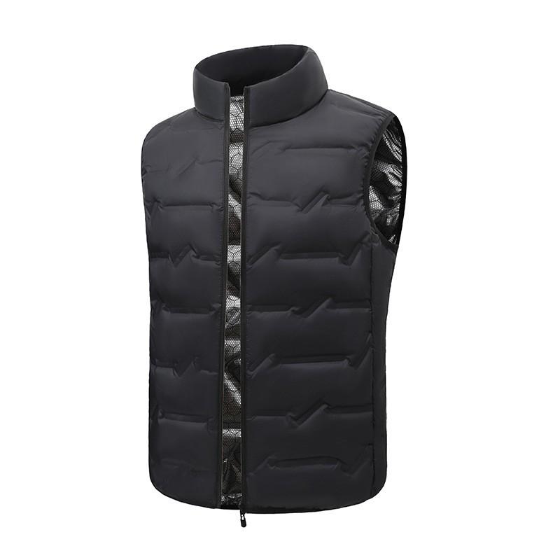 Gilet invernale caldo unisex con isolamento in grafene, giacca leggera imbottita senza maniche per sport all'aperto