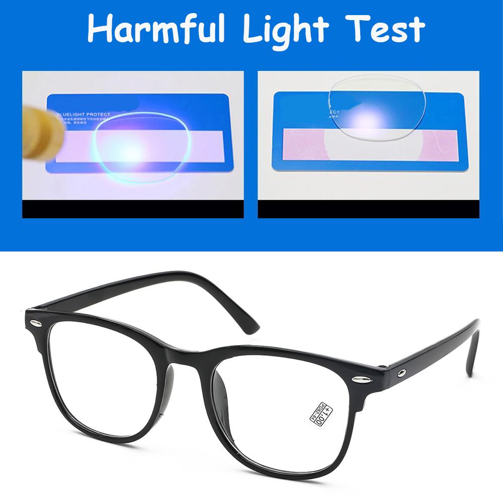 2 PCS Fashion Reading Glasses For Women Men Classics Blue Light Blocking Glasses