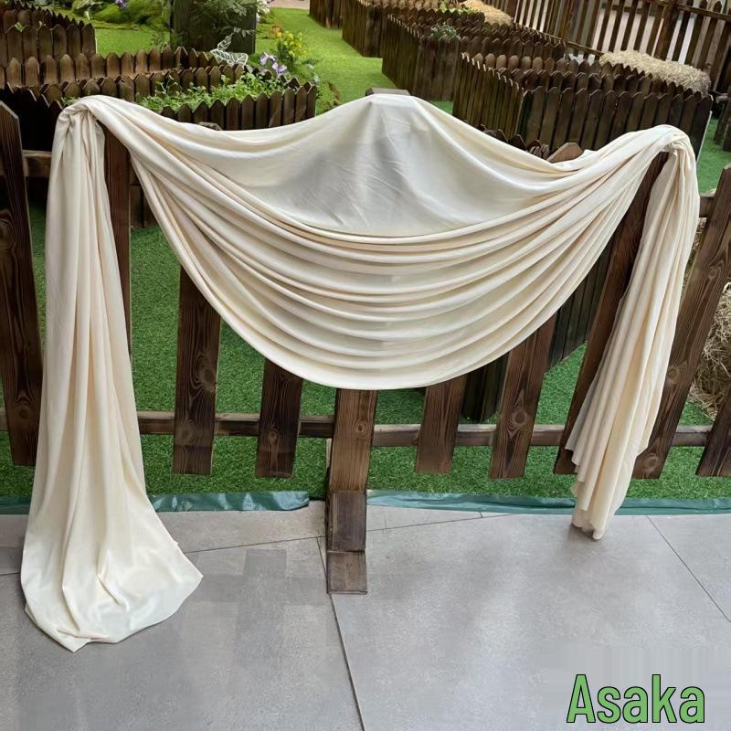 Бежевый Молочный Чай, Шампанское и Авокадо Зеленый Свадебный Фон - Ретро Французский Стиль Фотографическая Ткань