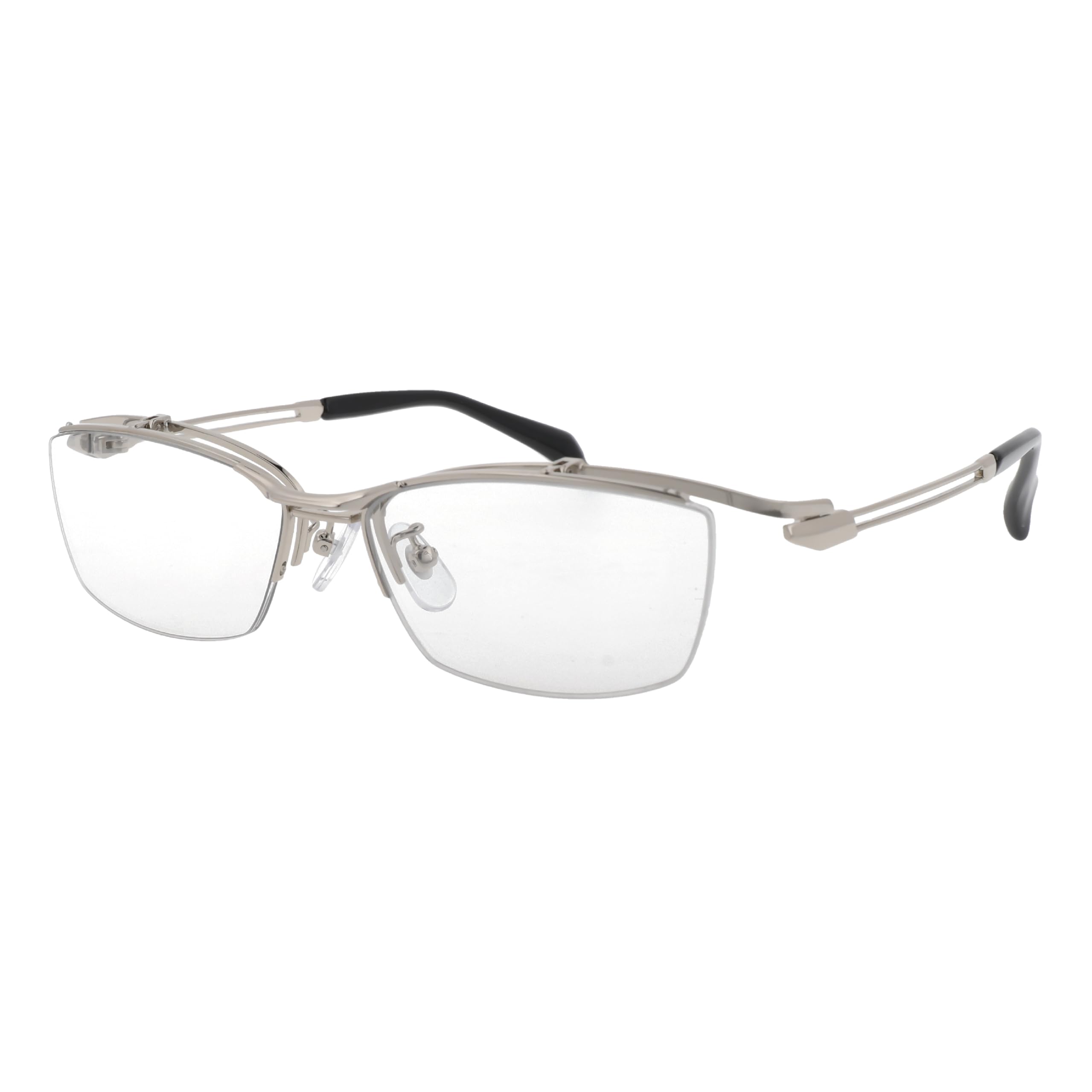 

Очки для чтения с регулируемой яркостью, квадратные, серебристые, от производителя Sabae, в комплекте чехол с защитой от ультрафиолета [FEELLIFE] FLH-001PH-1+1.50 серебряный