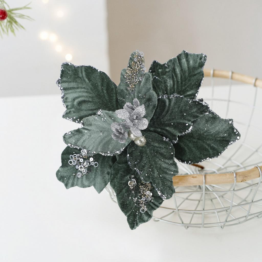 Christmas Flowers Christmas Tree Decorations Xmas Ornaments Delicate Touch