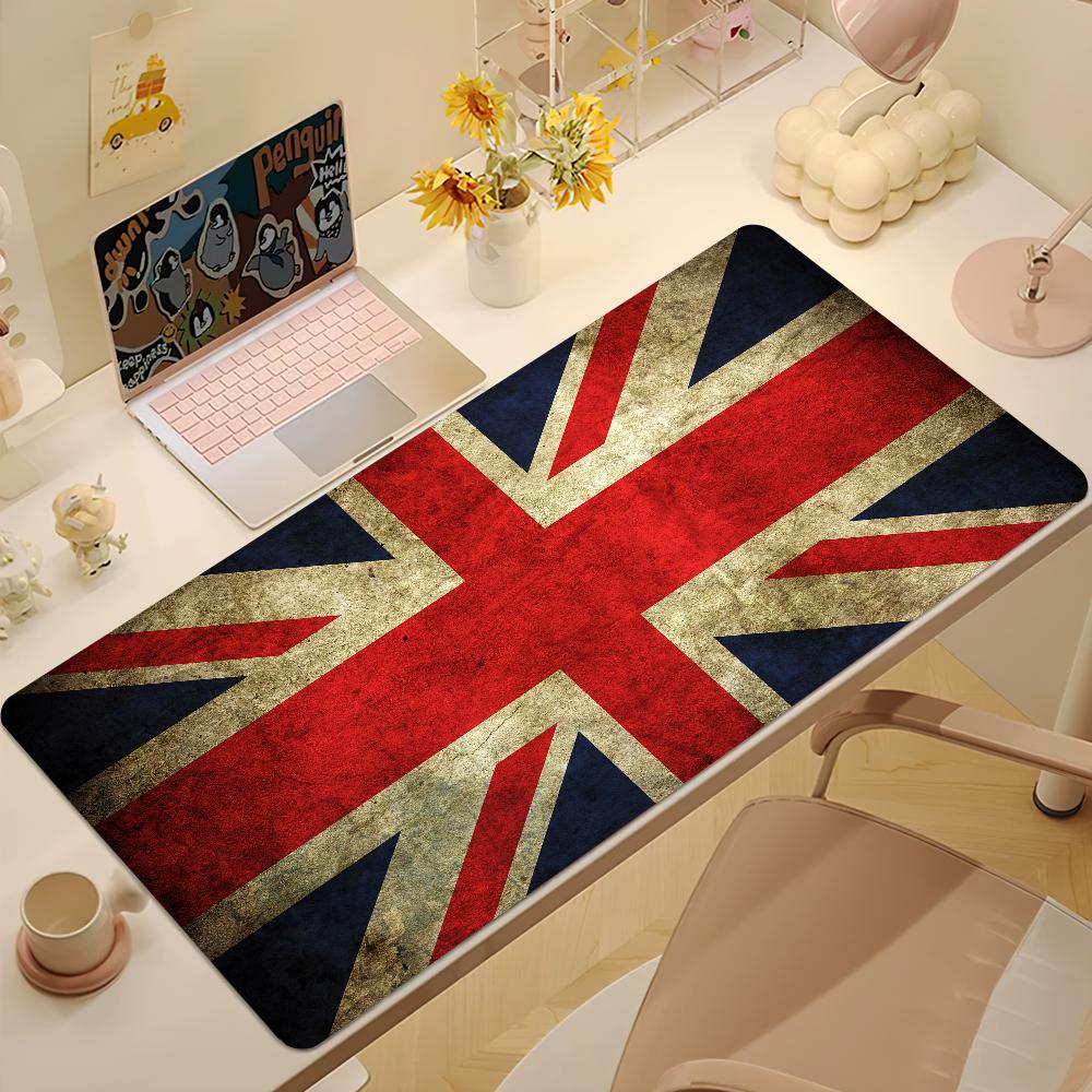UUK EEngland Flag Union JJack Mouse Pad Desk Mat Large Nonslip Antifray Keyboard Ergonomic Office Rubber PC Home Custom